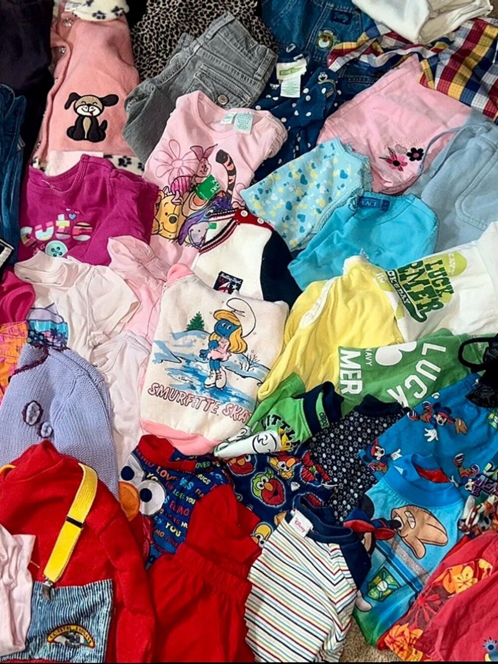 HUGE 59 Piece Kids Clothing Bundle! Sizes 6/12m-6T